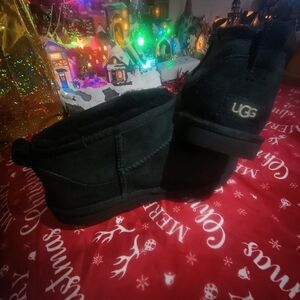 UGG Black Suede Boots